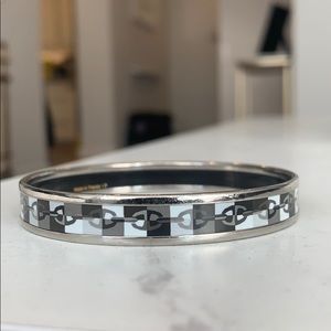 Authentic Hermès Enamel Bangle - Chain D’Ancre